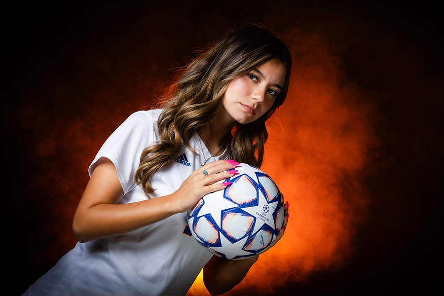 Dramatic athlete portrait 6