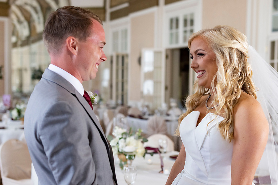 Wedding ceremony moment